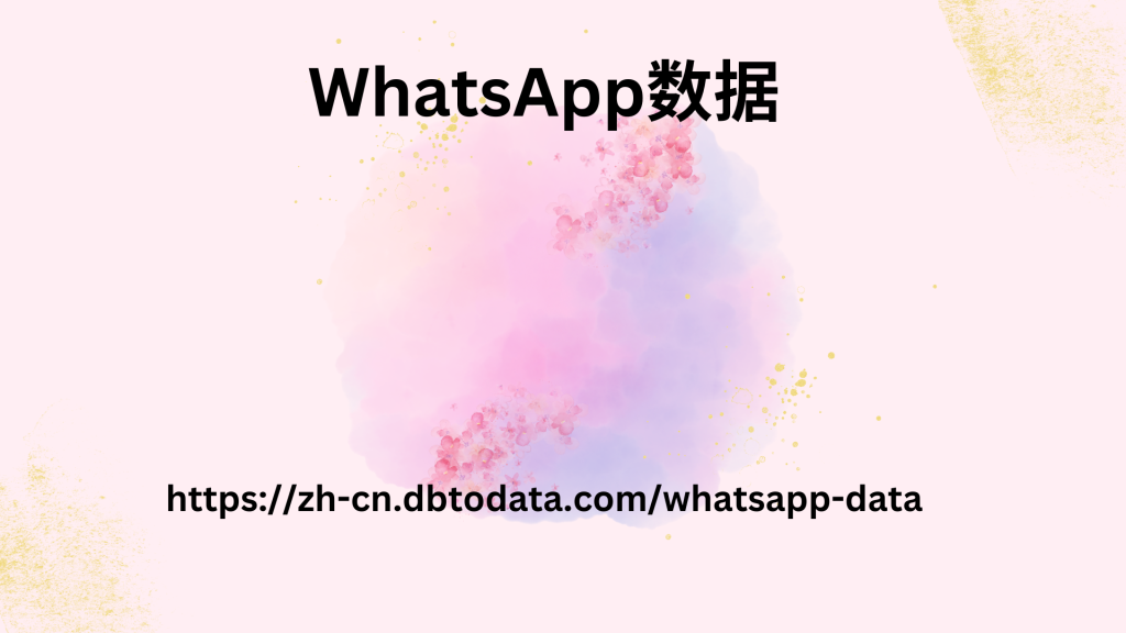 WhatsApp数据 