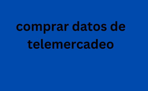 comprar datos de telemercadeo