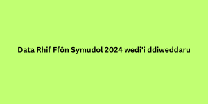 data rhif ffôn symudol 2024 wedi'i ddiweddaru