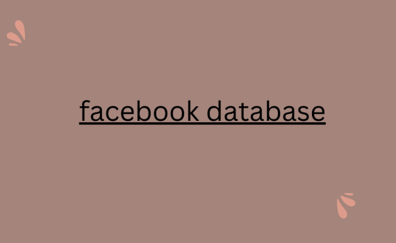 facebook database