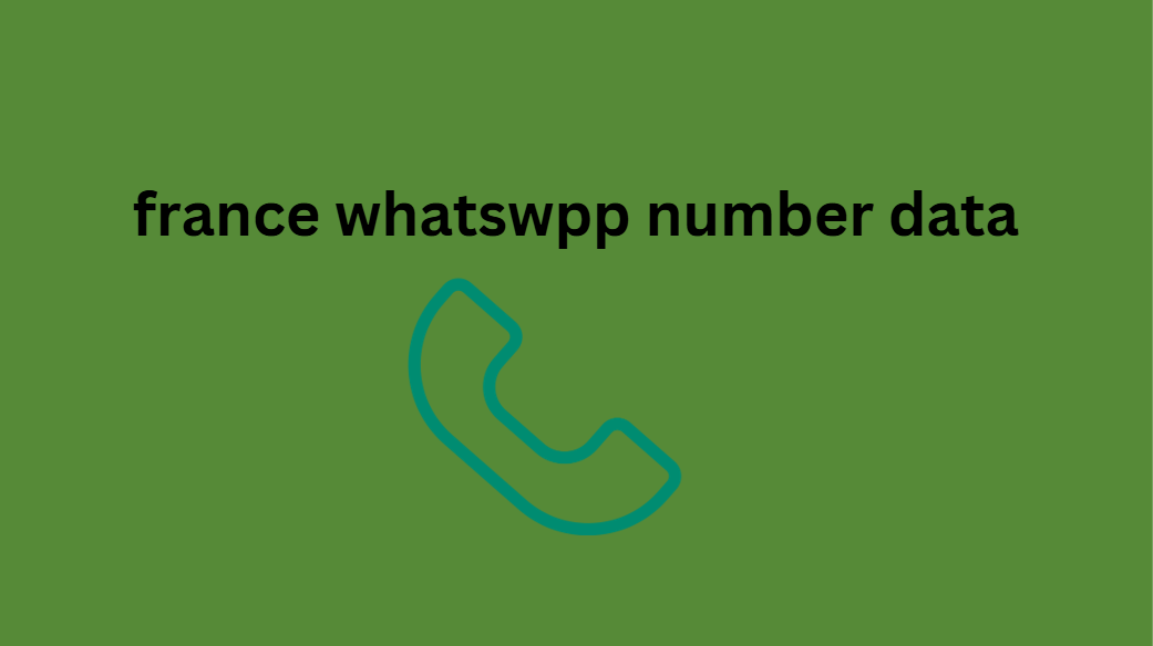 france whatsapp number data