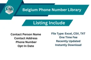 Belgium Phone Number Library